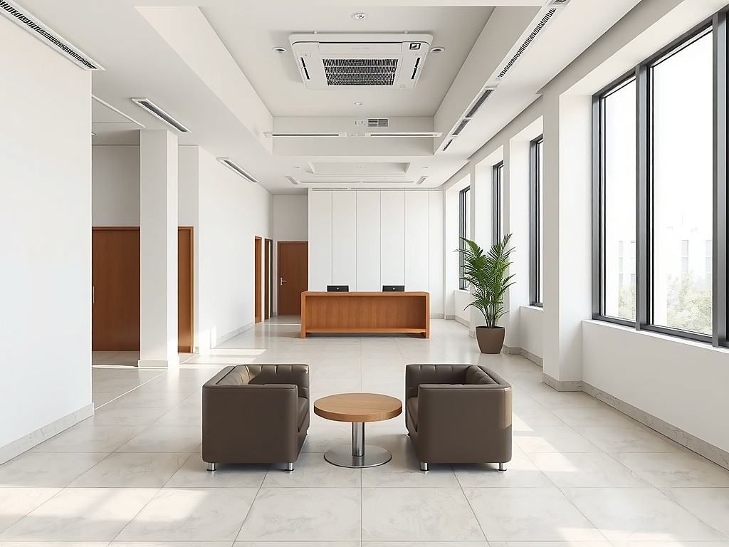Reception · Sector 132 before the fit-out